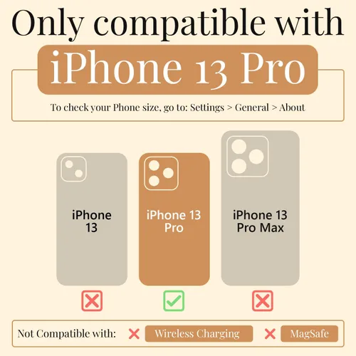 Miniatura 66 de Fundas Walli para iPhone 13, funda tipo cartera con soporte para tarjetas, elegante y moderna cubierta para mujeres, se ajusta al iPhone 13