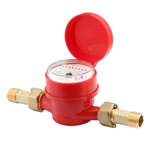 Miniatura 15 de DN15 Medidor de Agua 1/2" NPT, Certificación ISO4064, Medidor de Flujo Cúbico de Agua, Medidor de Agua Fría para Jardín/Hogar