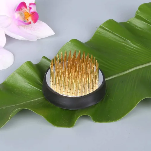 Miniatura 7 de Flower Frog - Soporte redondo para arreglo floral (1.4 pulgadas)