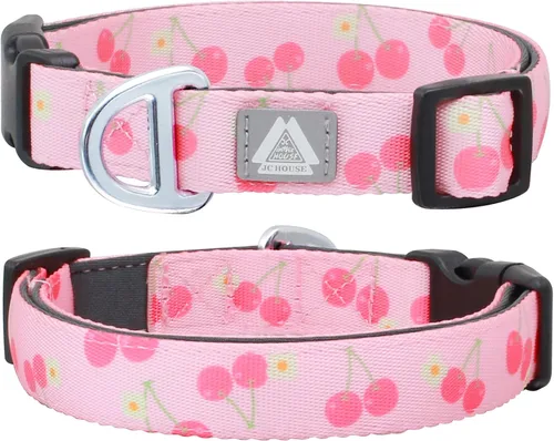 Miniatura 12 de Collar de perro acolchado suave, cuello de 16 a 25 pulgadas, collar ajustable resistente con logotipo reflectante 3M para perros medianos y grandes