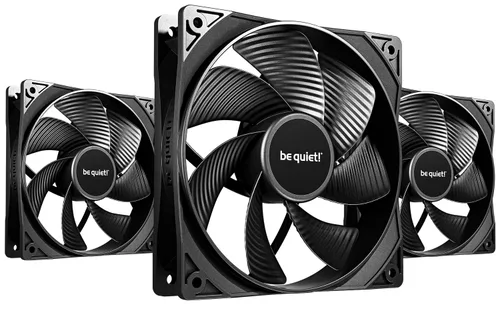 Miniatura 11 de be quiet! Pure Wings 3 Ventilador silencioso de carcasa PWM de 120mm Alta velocidad de gama alta con RPM mínimas bajas Presión de aire Negro