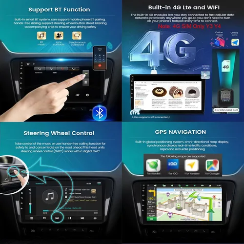 Miniatura 3 de Estéreo de coche doble DIN 9 pulgadas pantalla táctil coche reproductor MP5 navegación GPS para Nissan Navara NP300 2011 ~ 2016 con cámara