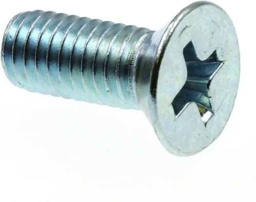 Prime-Line 9001025 Tornillos de máquina, cabeza plana, Phillips Drive, #10-32 X 1/2 pulgadas, acero chapado en zinc (paquete de 100)