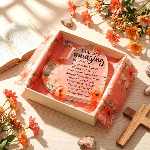 Miniatura 4 de Jetec Regalos de acrílico inspiradores de graduación para mujeres, ella, versículos cristianos de la Biblia 2026, regalos religiosos, decoración