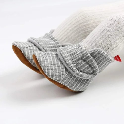 Miniatura 25 de SOFMUO Pantuflas unisex para bebé, niña, niño, ligeras, antideslizantes, para interiores, zapatos de casa, botines para niños pequeños