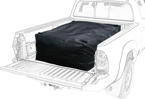 SENYAZON Bolsa de carga para cama de camioneta, almacenamiento impermeable para cama de camioneta, portaequipajes de carrocería blanda para