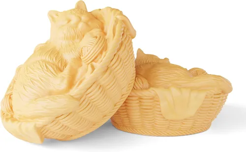 Molde de silicona hecho a mano para jabón, vela, escultura de hielo y más, cuenco de molde de yeso aromático Bowl-Cat