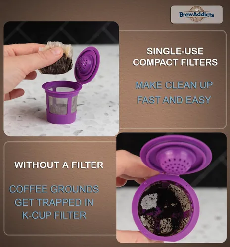 Miniatura 4 de Filtros de café de papel desechables Filtro de café desechable para Keurig 1.0 y 2.0 Tamaño y cantidad perfectos 100