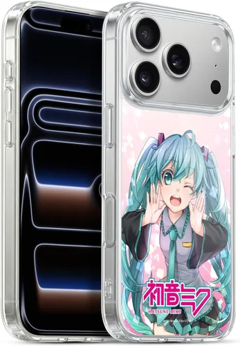 Miniatura 204 de Head Case Designs Licencia Oficial Hatsune Miku Gráficos Lindos Carcasa de Gel [Protección de Grado Militar] Compatible con Apple iPhone 7
