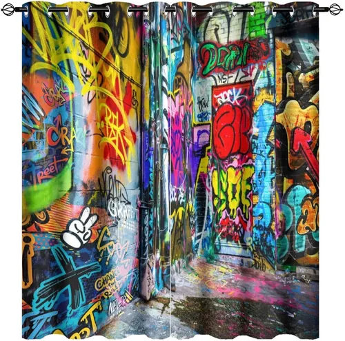 Miniatura 46 de Cortinas de Constelación, Arte Moderno Abstracto Patrón de Símbolos de Constelación Galaxia Negra Blanca, Tratamientos para Ventanas con Aislamiento
