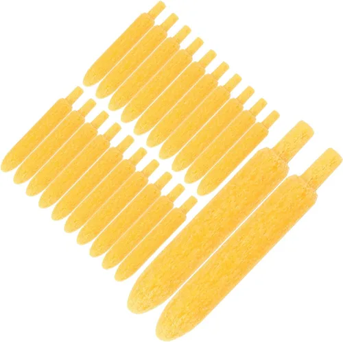 STOBOK Rotuladores de tela, puntas de repuesto para rotuladores, 30 puntas, pintura acrílica, para pintar, color blanco