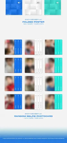 Miniatura 6 de TESORO El Segundo Paso: Capítulo Uno 1er Mini Álbum Versión Digipack Contenido+Seguimiento Kpop Sealed (RANDOM)