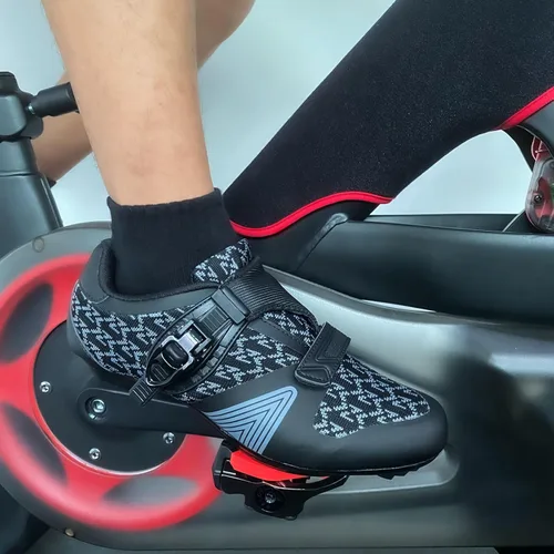 Miniatura 4 de Zapatos de ciclismo unisex para hombres y mujeres, compatibles con zapatos de bicicleta Peloton con tacos Delta para ciclismo de carretera, pedal
