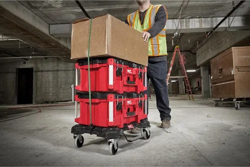 Miniatura 6 de Milwaukee Electric Tool 48-22-8425 Pack Out, Caja de Herramientas Grande, Rojo