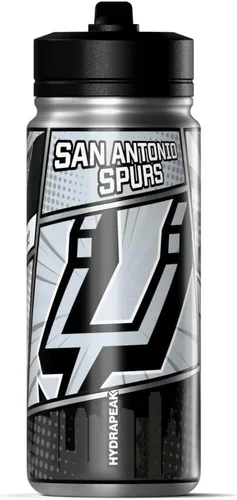 Miniatura 31 de Hydrapeak Milwaukee Bucks - Botella de agua de acero inoxidable con licencia oficial de la NBA de 20 onzas con tapa con pajilla, botella deportiva