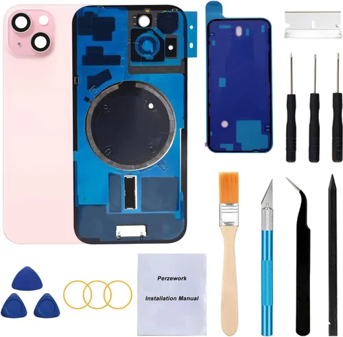 Miniatura 20 de Reemplazo de cristal trasero OEM para iPhone Xs de 5.8 pulgadas con kit de herramientas de reparación y adhesivo preinstalado (Oro)