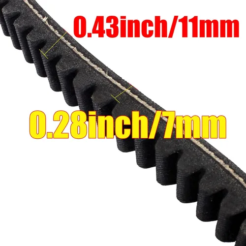 Miniatura 4 de 5 correas de transmisión KT196 compatibles con correa convertidora de par serie 30, Powersports Coleman KT196cc 4 ruedas 196cc 6.5HP Comet 203589