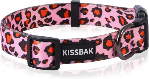 Miniatura 17 de Collar de perro para perros pequeños, diseño especial lindo collar de perrita, suave, ajustable, elegante y floral para cachorro (S, Flor de Loto)