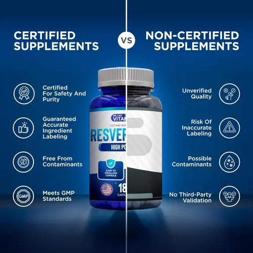 Miniatura 6 de We Like Vitamins Resveratrol 1000 mg por porción - 180 cápsulas vegetales fáciles de tragar - Suplemento de resveratrol natural 1000 mg - Suplemento