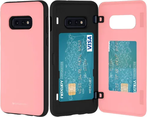 Miniatura 78 de GOOSPERY Funda tipo cartera para Samsung Galaxy S22 Ultra, [tarjetero] parachoques magnético de puerta con cierre automático, cubierta protectora