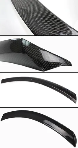 Miniatura 2 de Alerón trasero alto para cofre de Mercedes Benz W204 C250 C300 C63 sedán 4 puertas 2008-14, de fibra de carbono, estilo V
