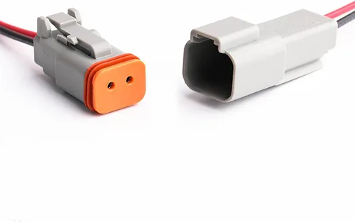 Miniatura 2 de Paquete de 6 conectores Deutsch DT de 2 pines, conectores eléctricos impermeables macho y hembra, arnés de cableado con cable de 16 AWG