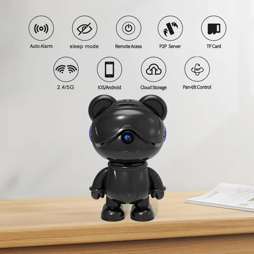 Miniatura 7 de Cámara de seguridad interior 3K 5MP para el hogar - Lindo monitor de bebé y cámara para mascotas, WiFi 2.4/5G, detección de humanos y mascotas