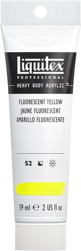 Miniatura 180 de Liquitex Pintura Acrílica Profesional de Cuerpo Pesado, Tubo de 2 oz (59ml), Rojo Fluorescente