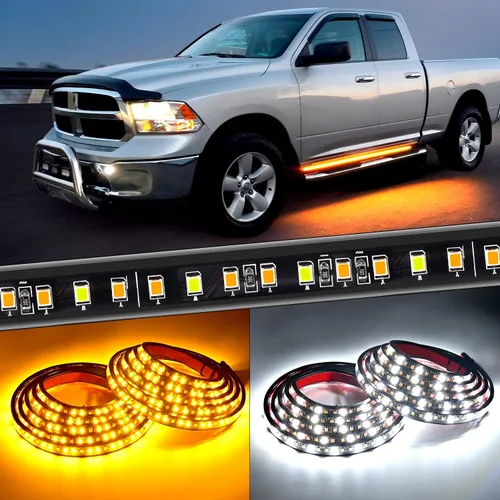 Miniatura 10 de Nilight 4 Piezas Tiras de Luces de Acento de Neón Underglow de Aluminio 396 LEDs Color de Ensueño Asistencia de Puerta Función Activa de Sonido