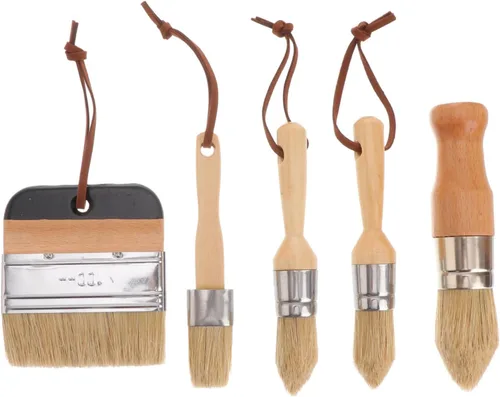 EXCEART Juego de pinceles redondos de mango de madera Jumbo Brush Prop para pintura de propósito