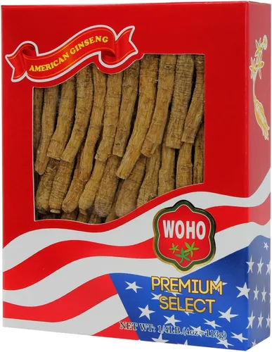 Miniatura 2 de WOHO American Ginseng #105.4 Caja larga pequeña de 4 onzas