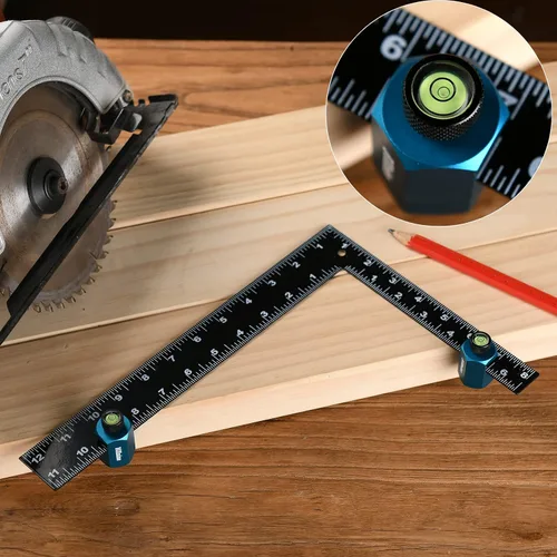Miniatura 3 de Medidores de escalera para enmarcar metal cuadrado/madera Fabricación Layout Jig Set