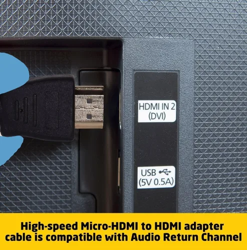Miniatura 6 de BRENDAZ Cable micro HDMI a HDMI – 18 Gbps de alta velocidad, 4K a 60 Hz, HDR- Compatible con GoPro Hero, Raspberry Pi 5, 4, EOS R6 M50, cámara Alpha