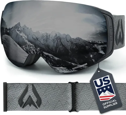 Miniatura 13 de Wildhorn Roca - Gafas de esquí para hombres y mujeres con protección antiempañamiento/arañazos 100% UV - Lente magnética - Gafas de nieve