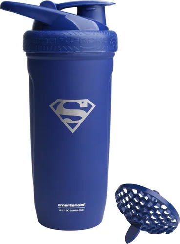 Miniatura 9 de Smartshake DC COMICS Reforce - Botella mezcladora de proteínas de acero inoxidable de 900 ml 30 oz - Tapa a prueba de fugas con rosca - Sin BPA