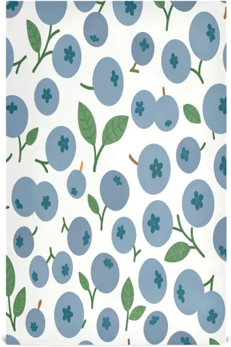 Juego de 4 paños de cocina Abstrac Blueberry, ultra suaves, absorbentes, toallas de cocina, toallas de mano, paños de limpieza reutilizables, de