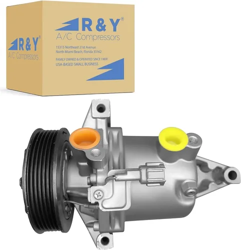Compresor de CA RYC y embrague de A/C EG898 (se adapta a Nissan Cube 1.8L 2011, 2012, 2013, 2014)