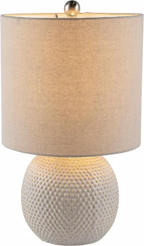 Miniatura 4 de BoutiqueRugs Manaloal - Lámpara de mesita de noche de cerámica con puntos boho para mesita de noche de dormitorio, iluminación lateral lateral