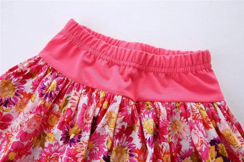 Miniatura 6 de Mud Kingdom Conjunto de 2 piezas con falda y pantalones cortos para niñas de 9 meses a 9 años