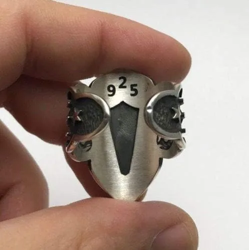 Miniatura 6 de Dirilis Ertugrul Wolf Zihgir - Anillo de plata de ley 925 K para hombre