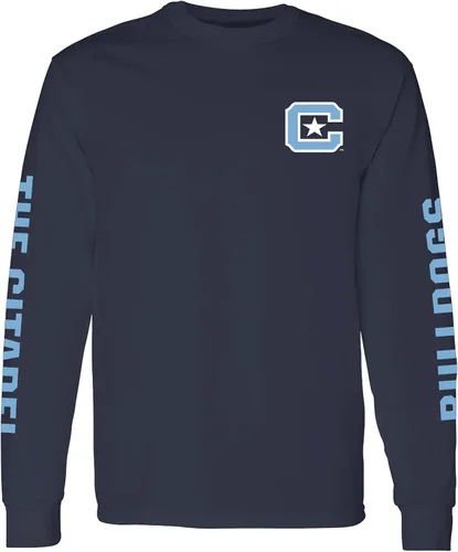 Miniatura 21 de NCAA Camiseta de manga larga con doble impresión, color del equipo, universidad michigan state spartans forest