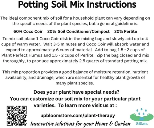 Miniatura 9 de UpBloom - Kit de terapia de plantas para macetas de interior, trasplante y cuidado general de plantas domésticas