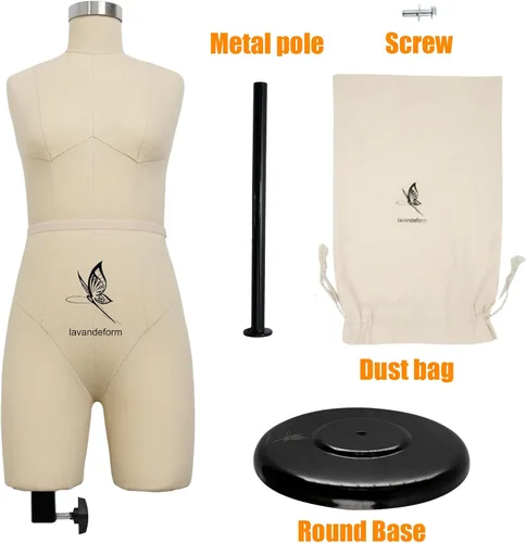 Miniatura 4 de Forma de vestido de media escala (no para adultos) Vestido corto de costura en miniatura 1:2 que se forma directamente en el cuerpo