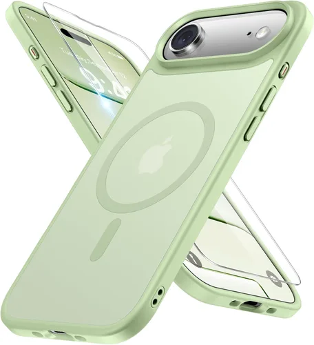 Miniatura 110 de Miracase Funda diseñada para iPhone SE 2022/SE 2020/7/8, funda multicolor de silicona a prueba de golpes (rojo)