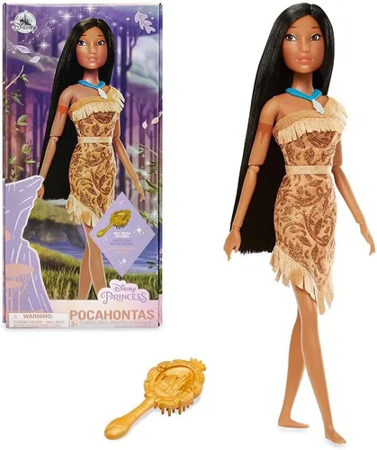 Miniatura 11 de Disney Store Muñeca Clásica de Princesa para Niña (Mérida), 11 Pulgadas, Incluye Cepillo con Detalles Moldeados, Juguete Totalmente Posable