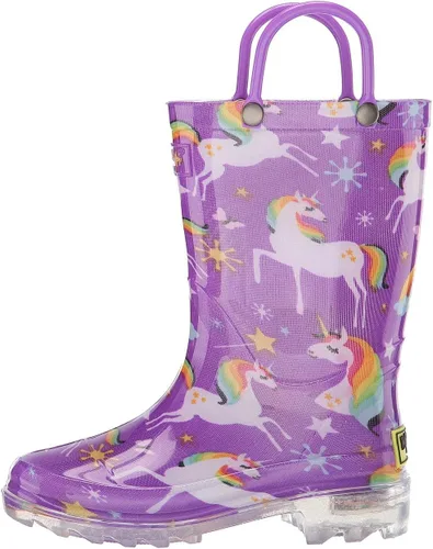 Miniatura 4 de Western Chief Kids Light-Up Waterproof Rain Boot with Pull on Handles