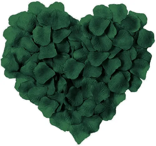 Miniatura 2 de 1000Qingsun - Florero de pétalos de rosa artificiales, decoración de florero para fiesta de boda, decoración de despedida de soltera, centros
