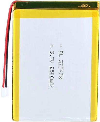 Miniatura 33 de Batería recargable Lipo de polímero de litio de 3.7V 3000mAh 605080 con conector PH2.0.000 in JST para altavoz y dispositivo inalámbrico