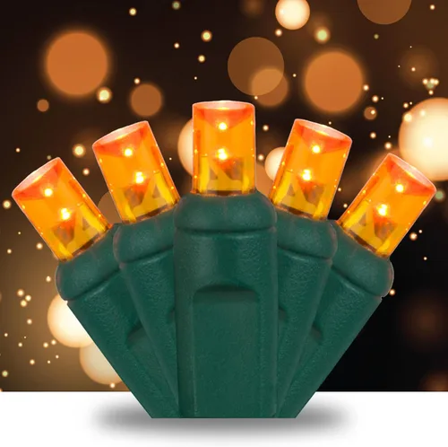 Miniatura 10 de SoftTwinkle Luces de Navidad de Centelleo Lento, Luces de Cadena de Centelleo Suave Luces de Navidad Pulsantes (50 Luces, 17 Pies, Blanco Cálido)