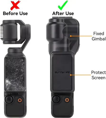 Miniatura 6 de Bolsillo 3 Funda Protectora Gimbal Protector Lente Capucha Pantalla Cubierta Protectora para DJI Osmo Pocket 3 Accesorios